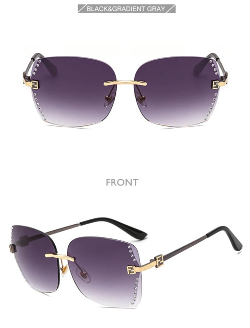Big Frame Women/ Men Sunglasses Fashion high Quality Gradient
