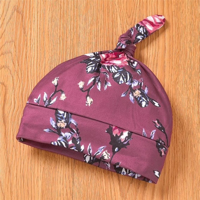 Baby Girl Letter Printed Romper Floral Pants & Hat Bulk Baby Clothes Online