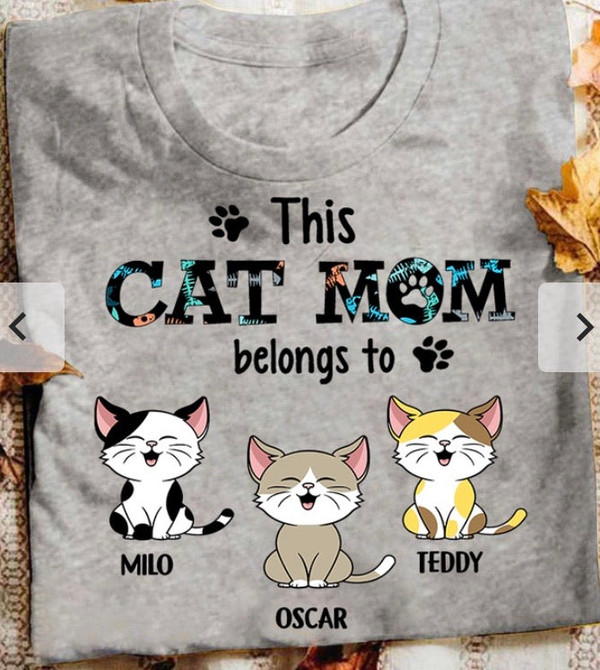 This Cat/Dad Mom Belongs To - Personalized shirt