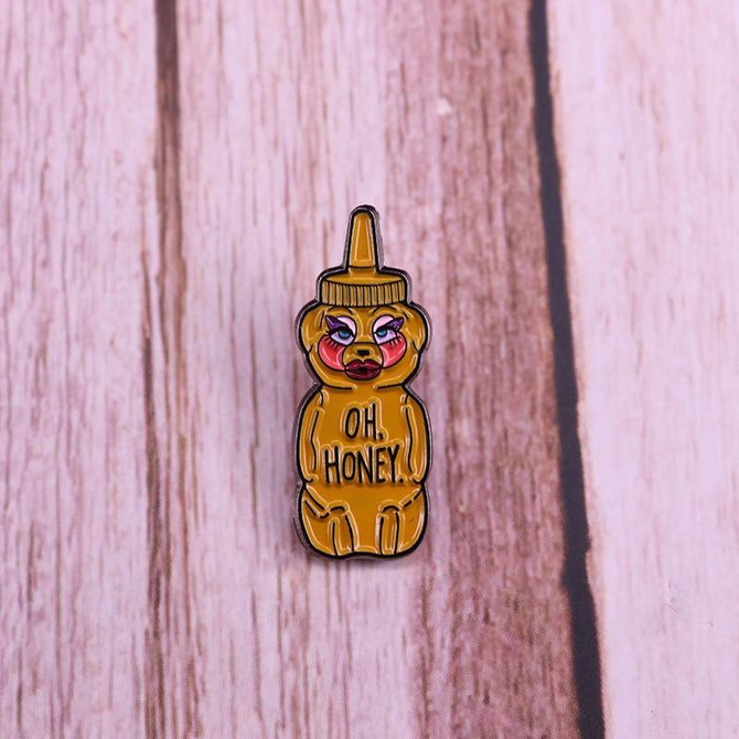 Oh Honey Trixie Mattel Enamel Pin