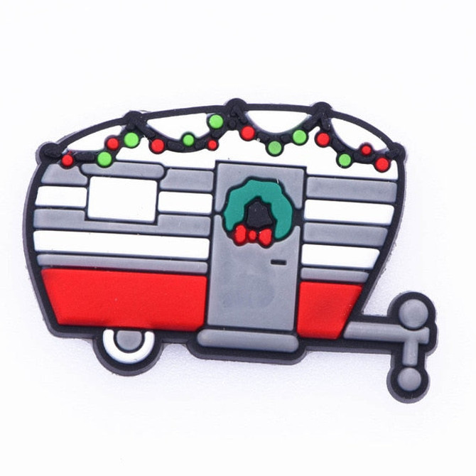 Premium Christmas Trailer Croc Charm