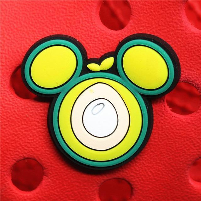 Disney Mickey Mouse Avocado Croc Charm