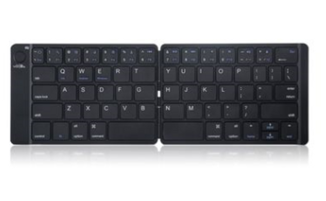 Leather Wrapped Wireless BT Keyboard