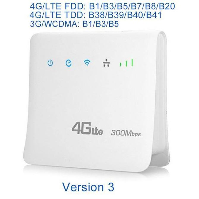 Universal 300Mbps Wifi Routers 4G Lite CPE  LAN Port Support SIM Card Portable Wireless Router