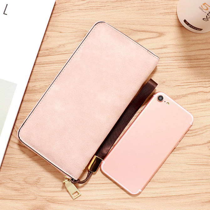 Brand Designer Wristband Wallets Women Many Departments Clutch Wallet Female Long Large Card Purse Ladies Handbag