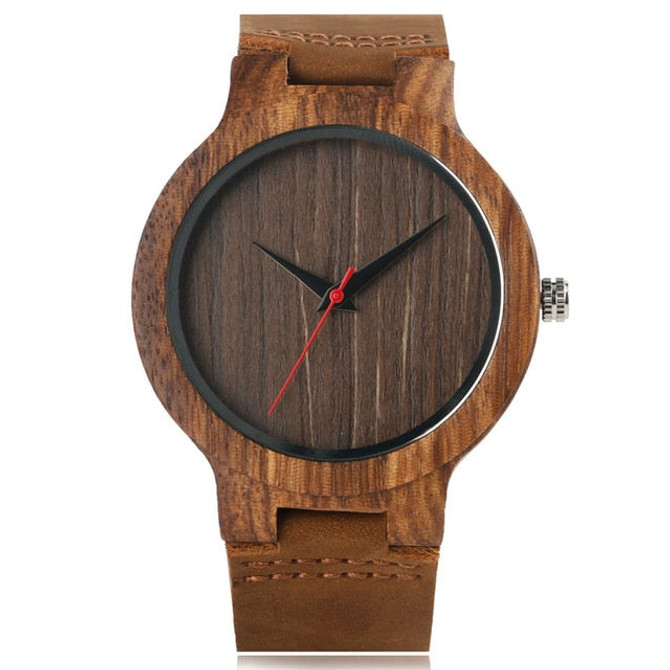Wooden Watches Quartz Watch Men Bamboo Modern Wristwatch