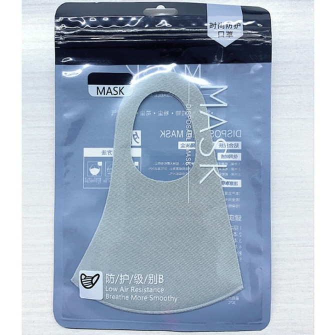 Black Mouth Mask Anti Dust Mask Activated Carbon Windproof Mouth-muffle Face Masks Fast Ship