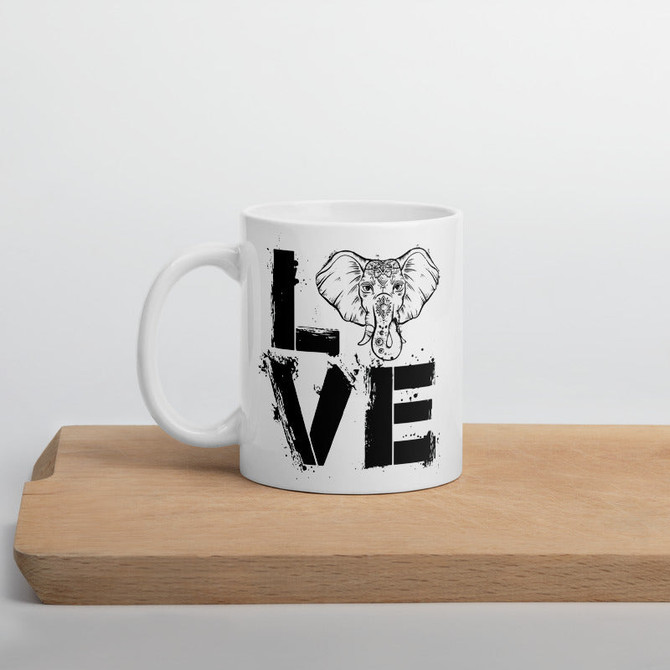Love Elephant Mug