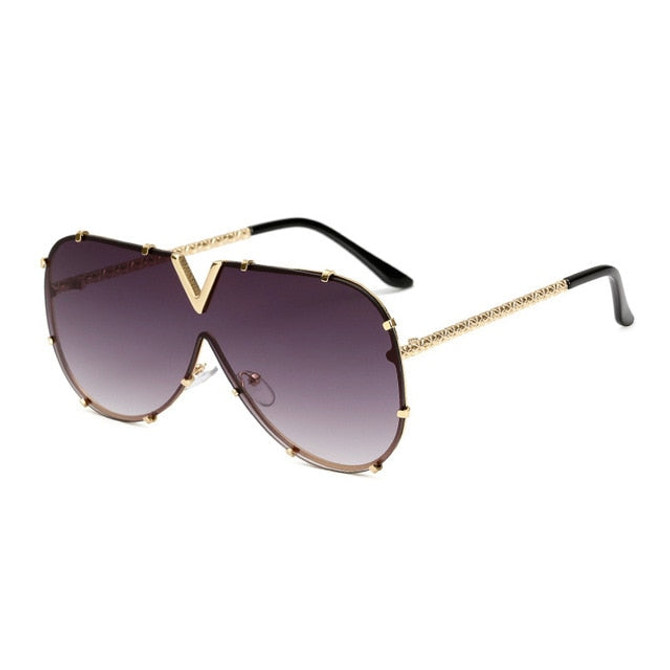 Fashion Oversized Vintage Big Frame Sunglasses