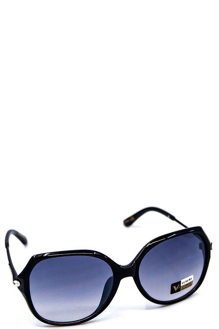 Fashion classy rhinestone accent sunglasses