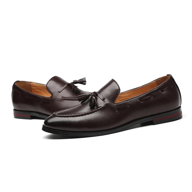 Handmade Tassel   Leather Business Men's Loafers