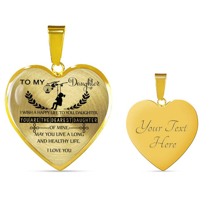 TO MY DAUGHTER: DAUGHTER NECKLACE, TO MY DAUGHTER NECKLACE, BEST GIFTS FOR DAUGHTER, BIRTHDAY GIFTS FOR DAUGHTER, FATHER AND DAUGHTER NECKLACE, DAUGHTER NECKLACE FROM PARENTS, SPECIAL DAUGHTER NECKLACE, AMAZING DAUGHTER NECKLACE 868dao