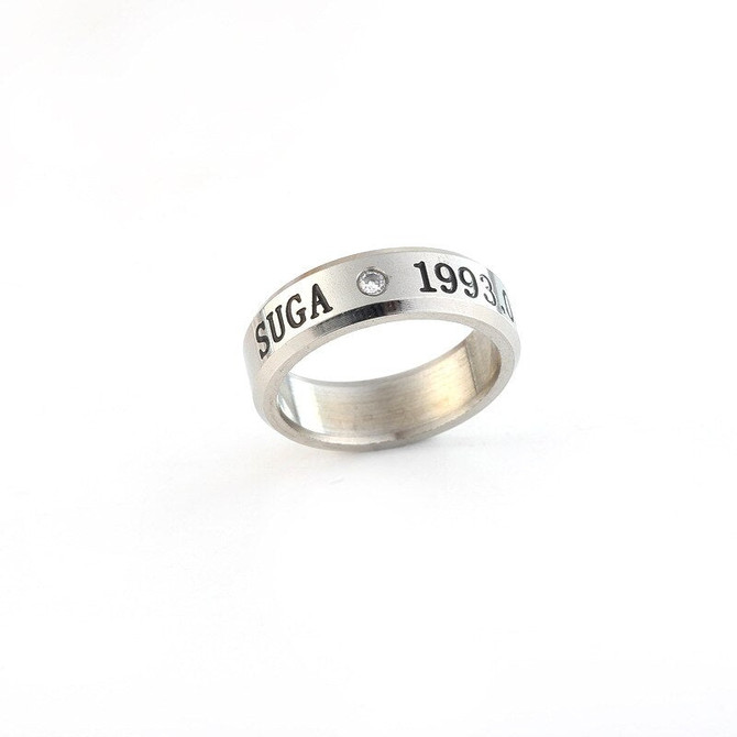 Kpop BTS Stainless Steel Finger Rings