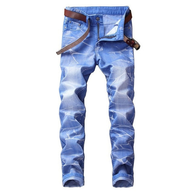 Men's Casual Slim Straight Jeans