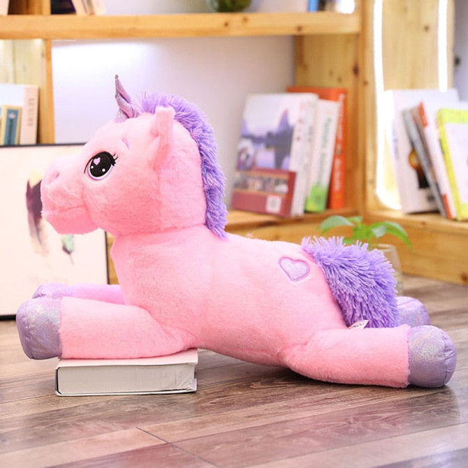 Giant Size Unicorn Plush Toy Soft Stuffed Cartoon Unicorn Dolls Animal Horse High Quality Gift for drop shiping