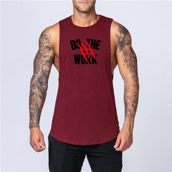 Workout Gym Mens Tank Top Vest Muscle Sleeveless Sportswear Shirt