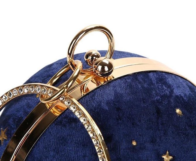 SILENT NIGHT velvet mini purse