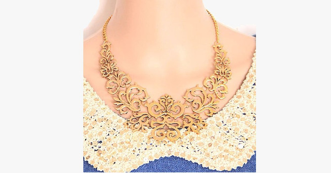 Gold Statement Necklace