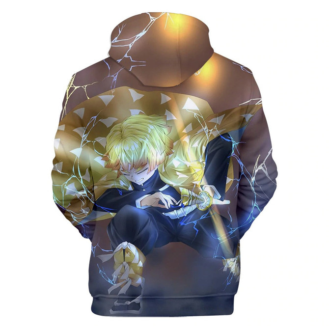 Demon Slayer Hoodie <br>Zenitsu Badass