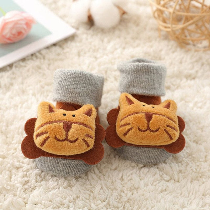 Cotton Baby Socks Cartoon Animal Newborn Socks Anti-Slip Floor Socks Cute Autumn Winter Socks for Children Baby Boys Girls Socks
