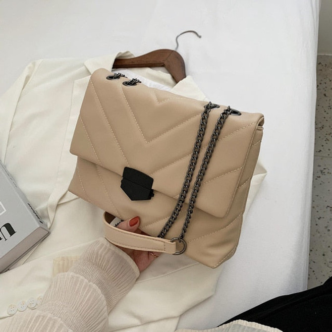 V-line Crossbody Bag For Women 2021 Fashion Sac A Main Female Shoulder Bag Female Handbags And Purses With Handle