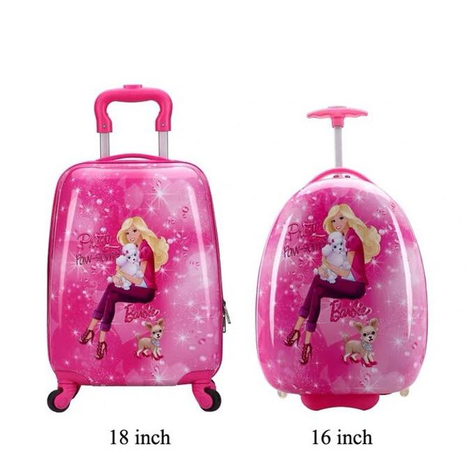 Travel Luggage bags Case School Bags for Girls Boys Waterproof Kids Book Bag Girls Anime Trolley Suitcase Kids Climb The Stairs