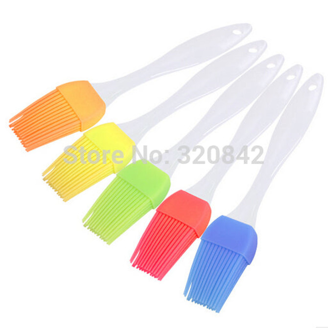 2pcs Silicone BBQ brush cake tools Baking Bread Cook tools Pastry oil brush Cream BBQ Utensil safety Basting Brush cooking Tools