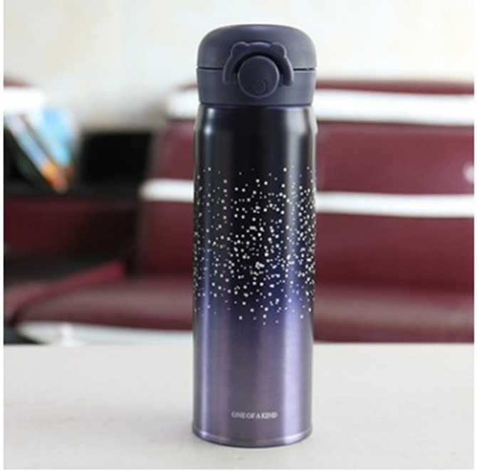 New Design Double Wall Stainless Steel Vacuum Flasks 500ml Thermos Cup Coffee Tea Milk Travel Mug Thermo Bottle Gifts Thermocup