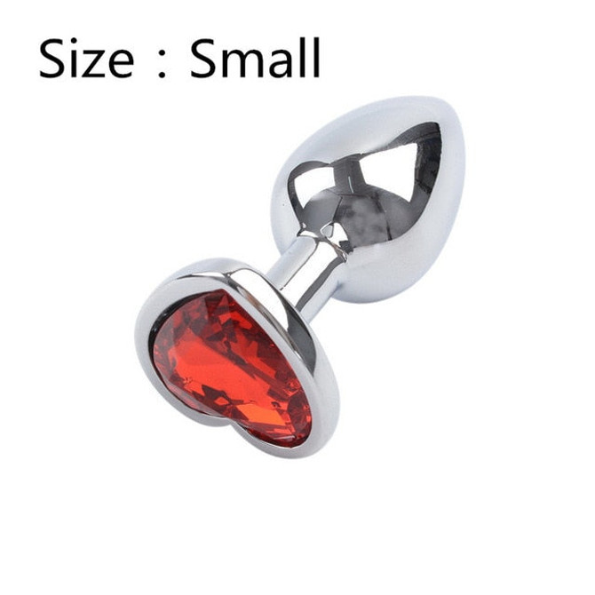 Heart shaped Stainless Steel Anal Plug
