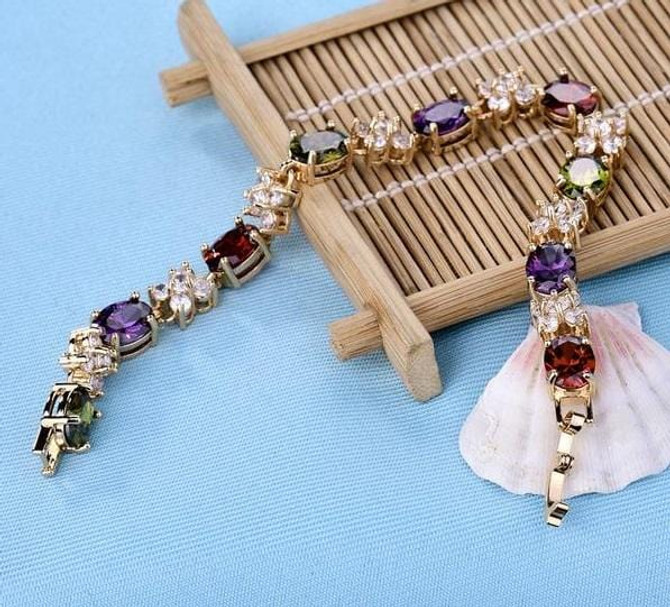 Crystals Charm Bracelets.