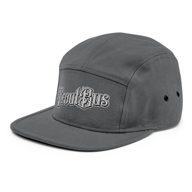 TroutBus Logo - Black and White 5 Panel Camper