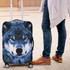 Blue Wolf Luggage Cover