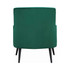 Luis Accent Chair Green & Black