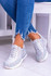 Jazzy Women's Casual Shoes Snakeskin Print Sneakers