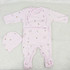 Designed Real Baby Dolls Clothes pink and Blue 5 pcs Doll Clothes Suit Fit 22-23 inch Reborn Baby Doll Accessories Kids DIY Toys