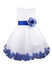 Flower Girls Princess Dress Kids Infant Girls Flower Petals Tulle Formal Wedding Pageant Dress Bridal Tulle Formal Party Dress