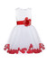 Flower Girls Princess Dress Kids Infant Girls Flower Petals Tulle Formal Wedding Pageant Dress Bridal Tulle Formal Party Dress