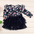 Newborn Baby Girls Infant Summer Dress Long Sleeve Mesh Patchwork Girls Princess Dress Clothes Tutu Dress Clothes Outfit New