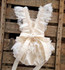 Newborn Baby Girls Clothes Floral Bodysuit Lace Ruffle Bebes Body Bodysuits Princess Girl Sunsuit Clothes 0-24M