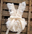 Newborn Baby Girls Clothes Floral Bodysuit Lace Ruffle Bebes Body Bodysuits Princess Girl Sunsuit Clothes 0-24M