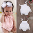 Newborn Baby Girls Bodysuit Cute Bebes Body Clothes Jumpsuit Outfit Sunsuit Flower Clothes 0-18M