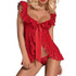 2pcs Sexy Women Lady Lace Lingerie Babydoll Chemise Dress Ladies Sleepwear Set