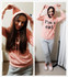 Dotfashion Slogan Print Front Cat Ear Marled Cute Top Autumn Pink Woman Hoodie Sweatshirt 2017 Long Sleeve Sweatshirt