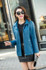 6xl Plus Size Women Clothing Leather Coat Casual Spring Autumn Leather Jacket Woman Blue Black Ladies Outerwear