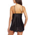 2pcs/Set Sexy Women Satin Lace Sleepwear Babydoll Lingerie Nightdress Pajamas