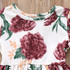 Newborn Kid Baby Girl Clothes Floral Lace Tail Dress Sleeve Flower Cute Mini Tutu Princess Prom Party Dresses Girls