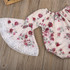 Cute Baby Girl Clothes Newborn Baby Flare Sleeve Tops Floral Romper Jumpsuit Outfit Sunsuit Clothes Summer Casual Clothes 0-24M