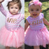 Newborn Toddler Girl Clothes Summer Casual Tutu Dress for Baby Girl 1st 2nd Birthday Outfits Infant Party Dresses For Girls