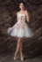 2017 Designer Short Black White Peacock Cocktail Dresses Mini Ball Gown knee length Homecoming Party Dresses Coctail dress 4975