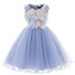 Girls Dress 3D Flower Children Wedding Party Ball Gown Butterfly Baby Girl Prom Dresses Princess Kids Birthday Frocks for Girl